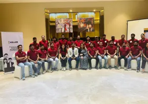 Interactive corporate training session with participants in a circleU