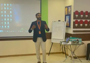 Engaging workshop with paper-based learning activity