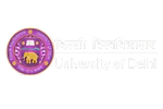 Delhi University White Logo