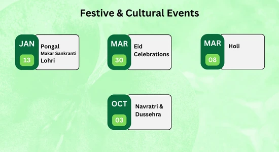 Festive & Culture Events Calendar 2025